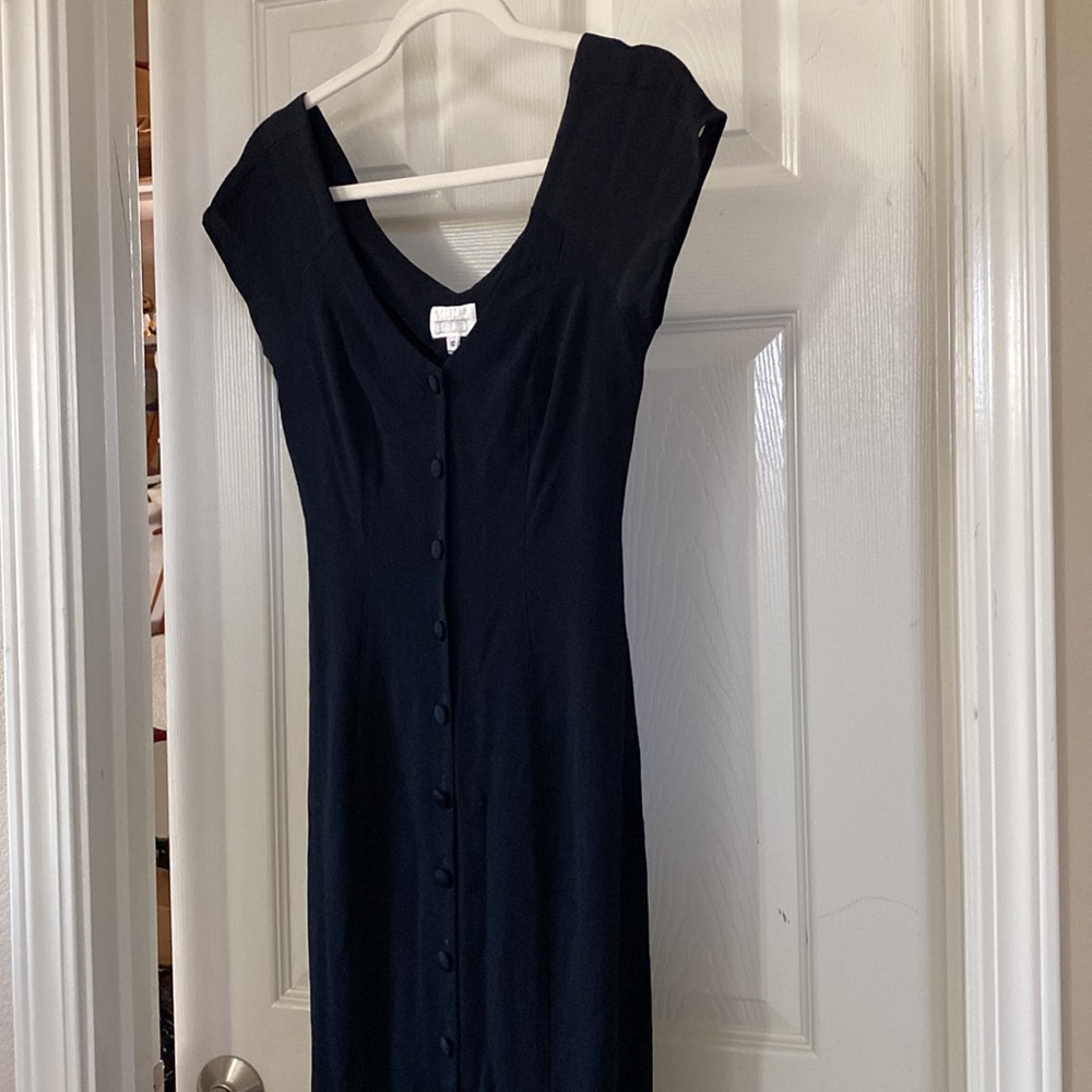 Vintage Black Button dress